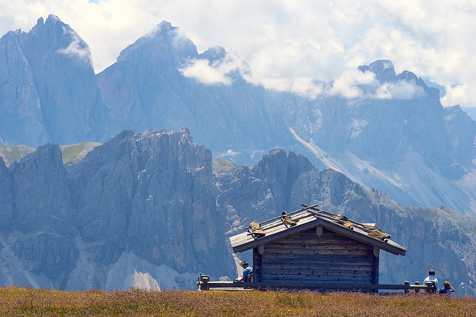 vista delle odle dal plose