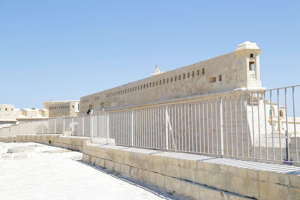 vista di fort saint elmo a la valletta malta