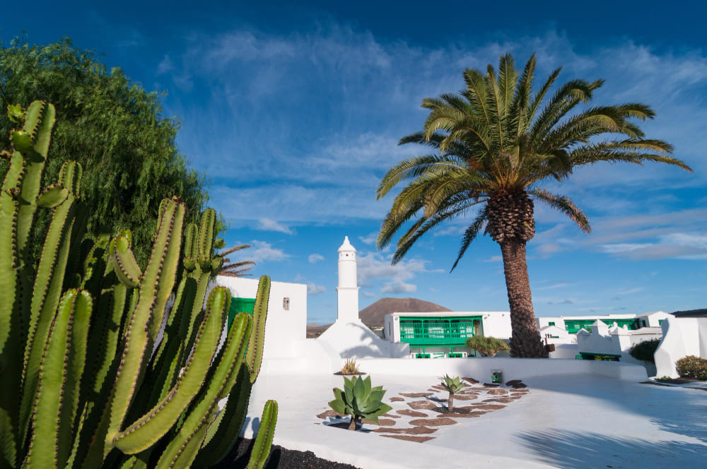 vista monumento al campesino cesar manrique isla lanzarote islas canarias