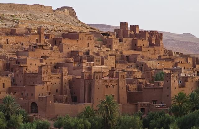 vista panoramica di ait ben haddou patrimonio mondiale