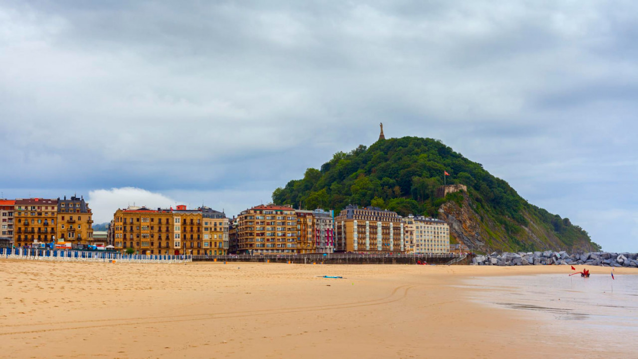 vista playa zurriola san sebastian