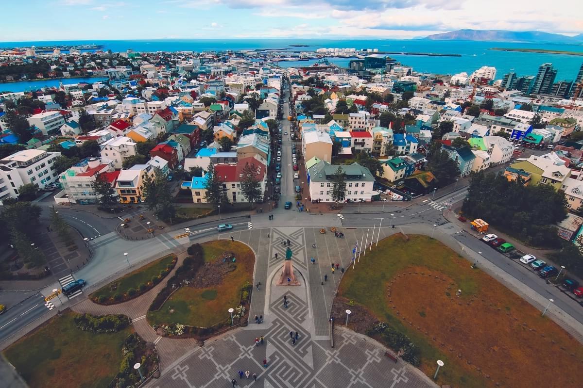 vista reykjavik dal campanile