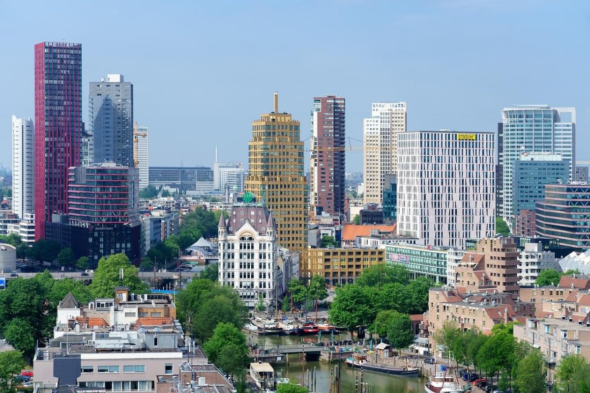 vista skyline rotterdam citta 1