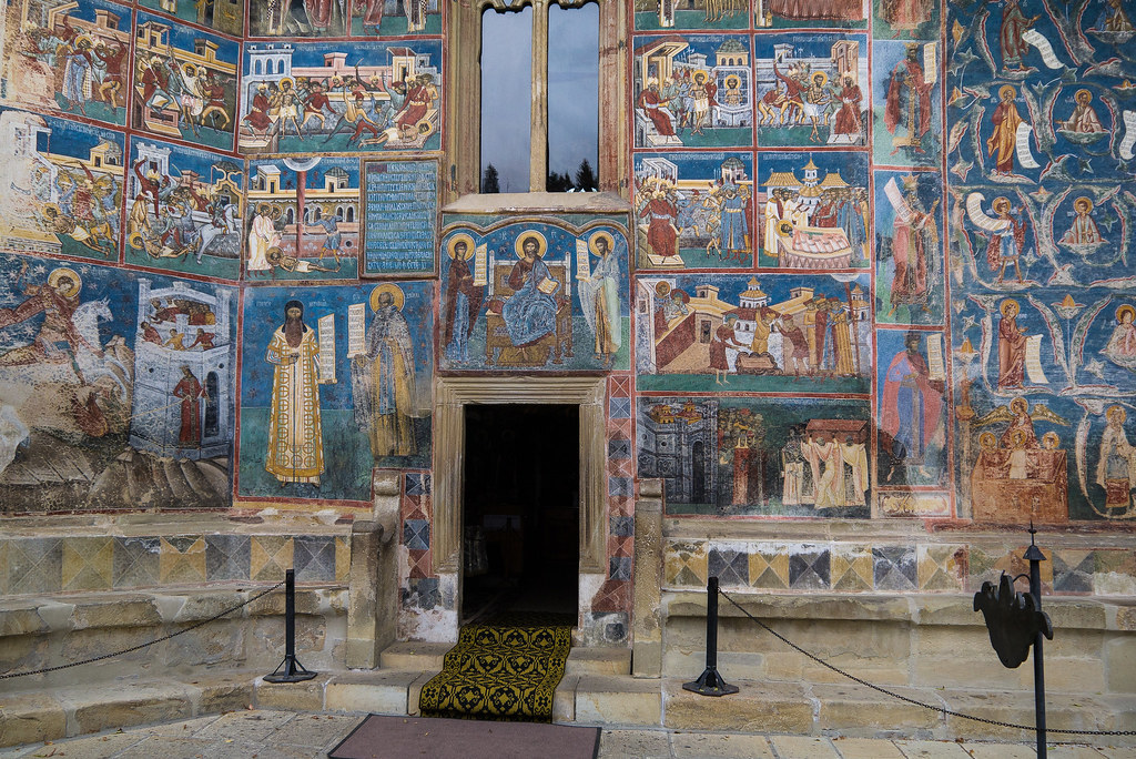 voronet monastery gura humorlui suceava county romania