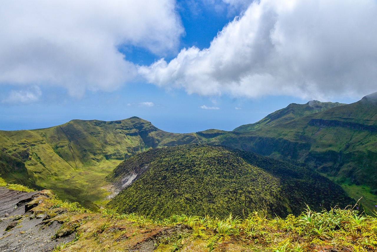 vulcano la vulcano soufriere nuvola