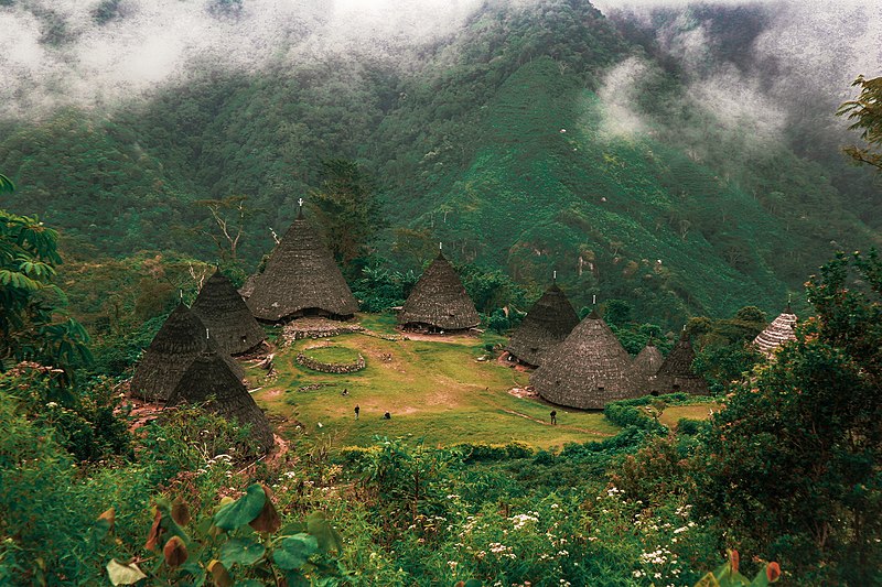 wae rebo village ruteng ntt indonesia