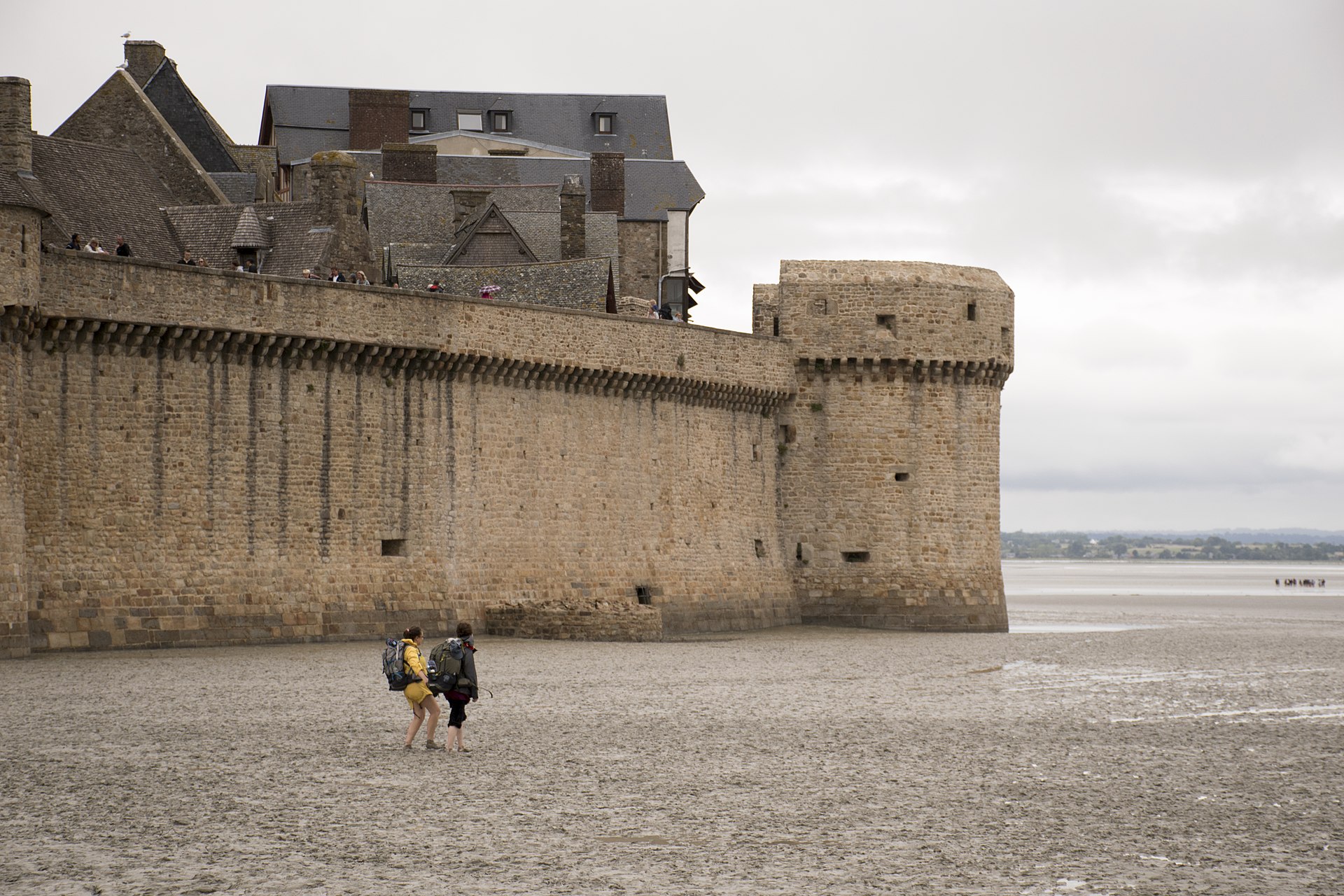 walls of mont saint michel 01