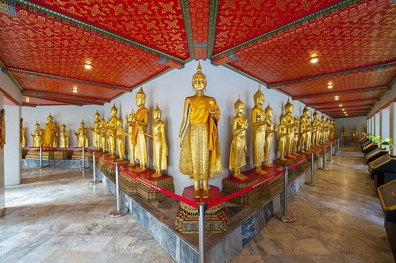 wat pho temple in bangkok thailand