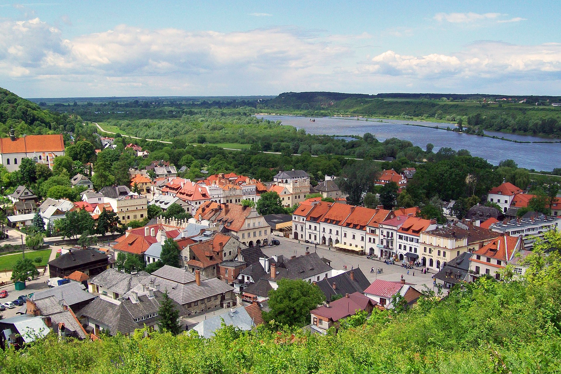 widok kazimierz dolny