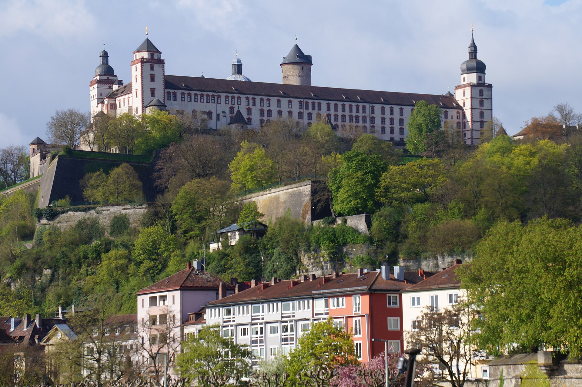 wurzburg marienberg fortress on the main in wurzburg
