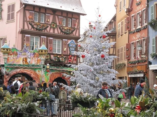 xmas tree colmar addobbi