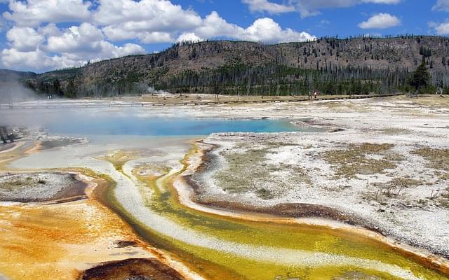 Panoramica della caldera di Yellowstone