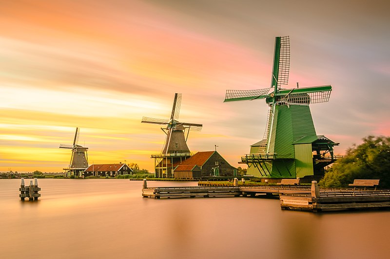 zaanse schans netherlands unsplash