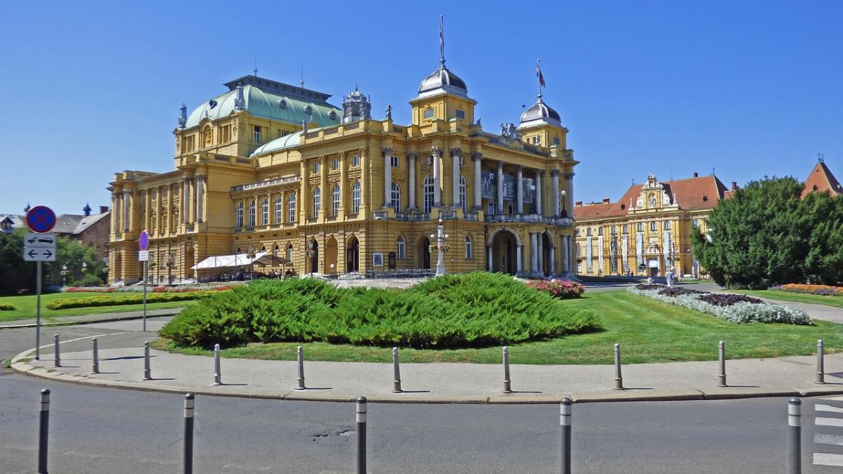 zagabria croazia nazionale teatro 1