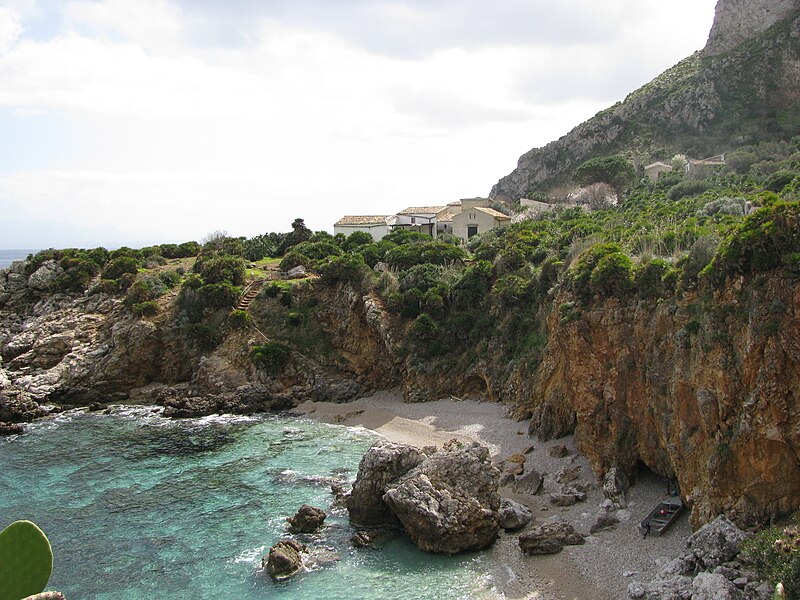 zingaro cala marinella blick nach suden