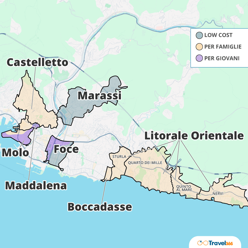 zone consigliate dove dormire genova 1