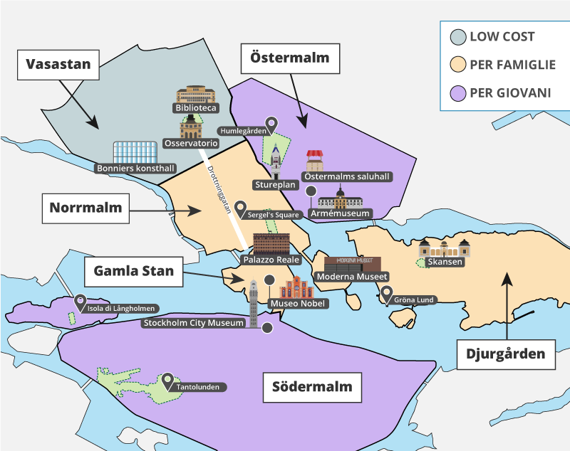 zone consigliate dove dormire stoccolma