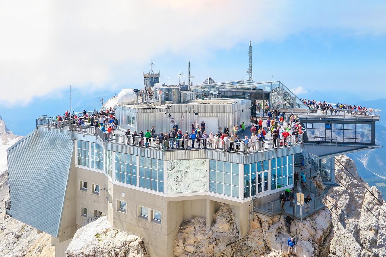 zugspitze bergstation alpen gipfel