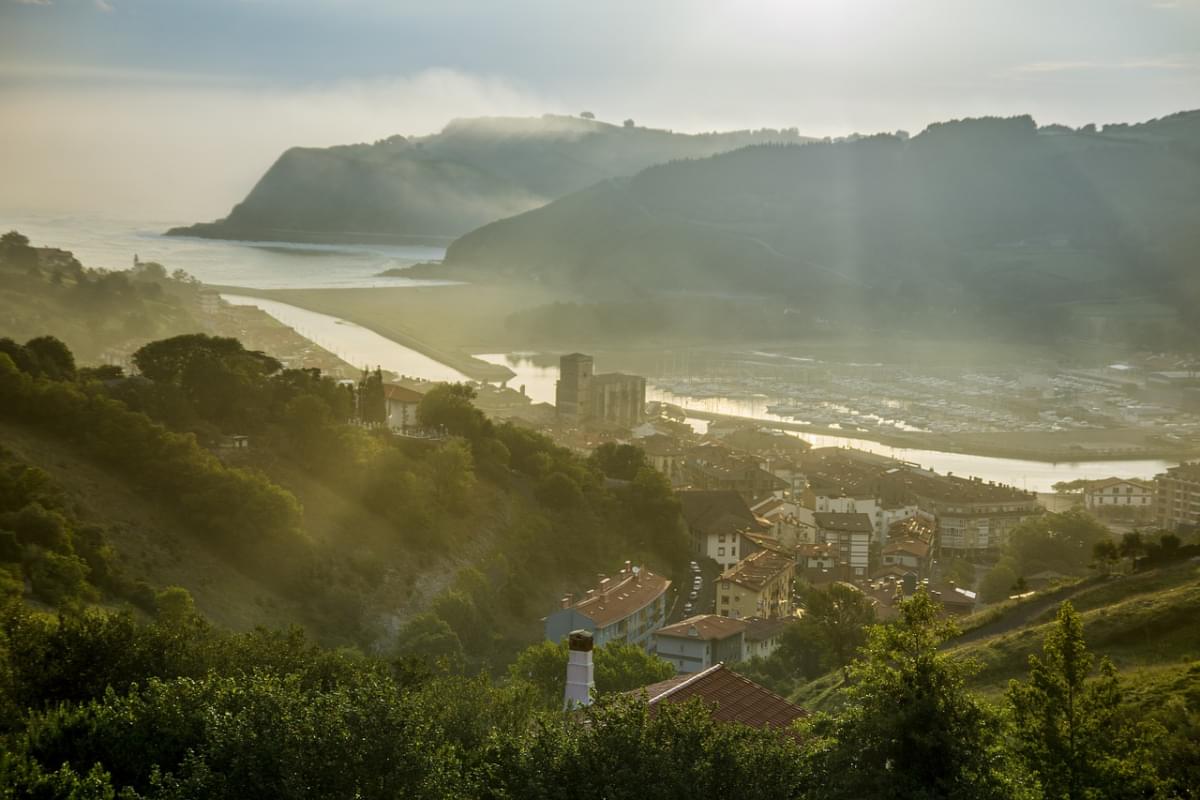 zumaia hispania cove porta sunrise