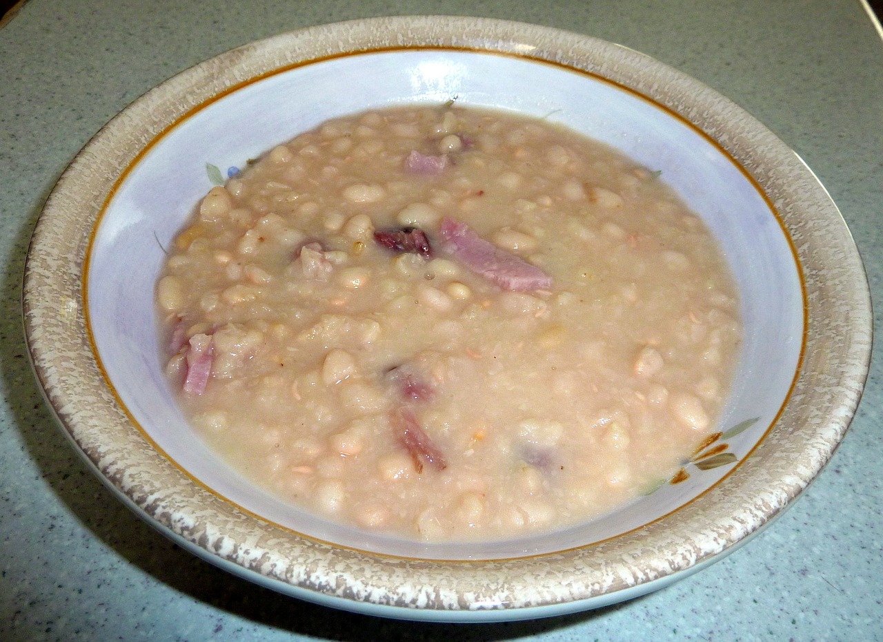 zuppa di fagioli ciotola cibo dieta