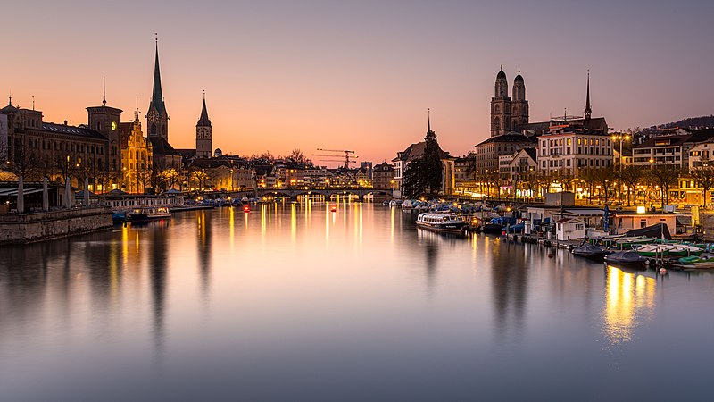 zurich after sunset 1