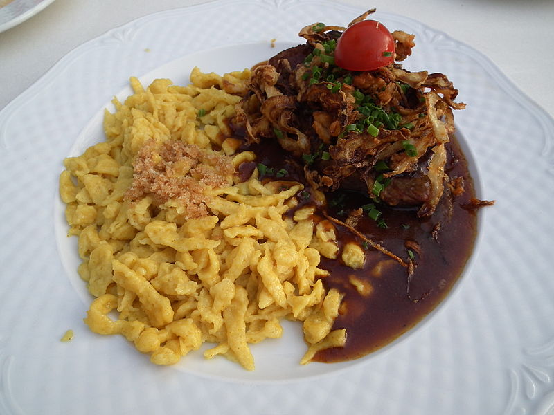 zwiebelrostbraten mit spatzle